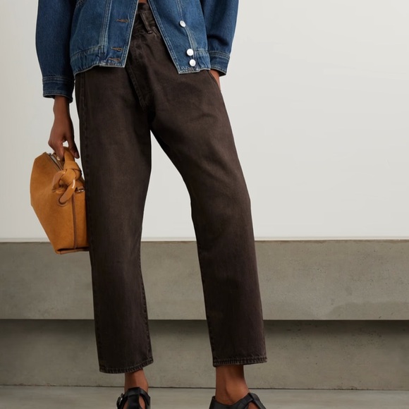 R13 Denim - R13 LOW RISE CROPPED CROSSOVER JEANS